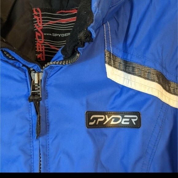 Spyder Snow Jacket With Fold Up Hood EUC SZ 18 - Picture 7 of 9